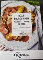 Boeuf bourguignon pleurote et pomme de terre