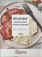 Rôti de boeuf purée de topinambour
