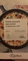 Gratin savoyard aux crozets et Reblochon AOP