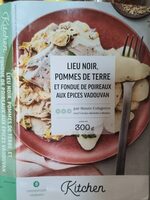 Lieu Noir, Pommes De Terre Et Fondue De Poireaux Aux Épices Vadouvan