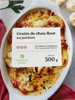Gratin de chou-fleur au jambon