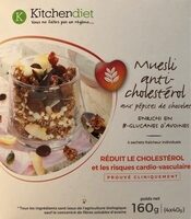 Muesli anti-cholestérol aux pépites de chocolat