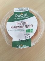 Compote rhubarbe fraise