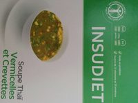 Soupe Thaï Vermicelles et Crevettes