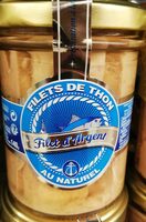 Filets de thon au naturel