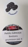 Petits gâteaux bretons pruneaux par 4