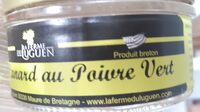 Terrine de canard au poivre vert