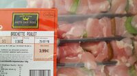 Brochettes de poulet
