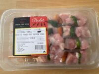 Brochettes poulet et poivron