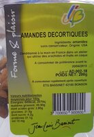 Amandes décortiquées