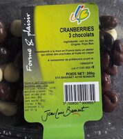 Cranberries 3 chocolats