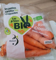 Petites carottes bio craquantes