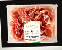 Trio de chiffonnade a la truffe