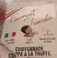 Chiffonnade cuppa a la truffe