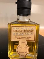 Huile végétale assaisonnement de sésame toasté