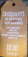 Croquants de provence aux amandes