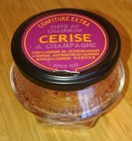 Confiture cerise et champagne