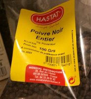 Poivre noir entier
