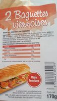Baguettes viennoises