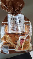 Pain au lait avec pépites de chocolat