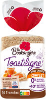 Pain de mie sans croûte Toastiligne complet 330g