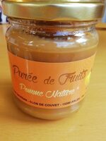 Compote purée de fruits pommes nature