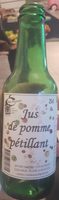 Jus de pomme petillant