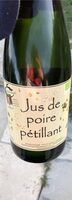 Jus de poire pétillant