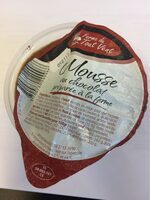 Mousse au chocolat preparee à la ferme
