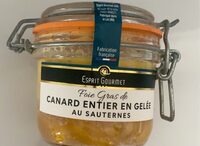 Foie gras de canard entier en gelée au Sauternes