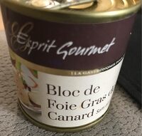 Bloc de foie gras de canard
