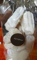 Finger de Meringue Saveur Myrtille Saupoudré Myrtille