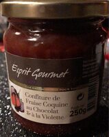 Confiture de fraise coquine au chocolat  & a la violette