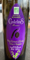 Huile d’olive Thym & Romarin