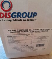 Poudre d'amandes blanchies extra fine