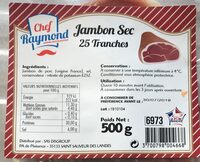 Jambon sec 25 tranches