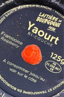 Yaourt bi-couche framboise