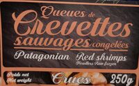 Queue de crevettes sauvages