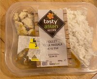 Poulet tikka massala et riz thaï