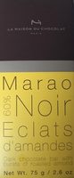Marao Noir éclats d'amandes