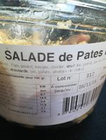 Salade de pâtes poulet