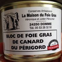 Bloc de foie gras de canard du perigord
