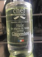 Huile de pepins de raisin saveur gingembre