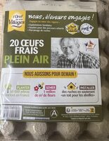20 Œufs frais PLEIN AIR