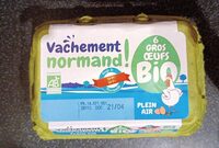 Gros œufs bio plein air normand