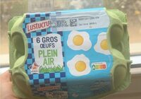 Gros oeufs plein air x6
