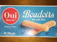 Boudoirs aux oeufs frais