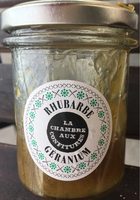 Confiture rhubarbe et geranium