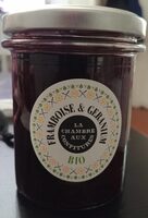 Confiture framboise et géranium bio