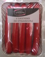 5 saucisses de strasbourg